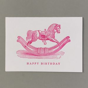 Rocking Horse. Happy Birthday