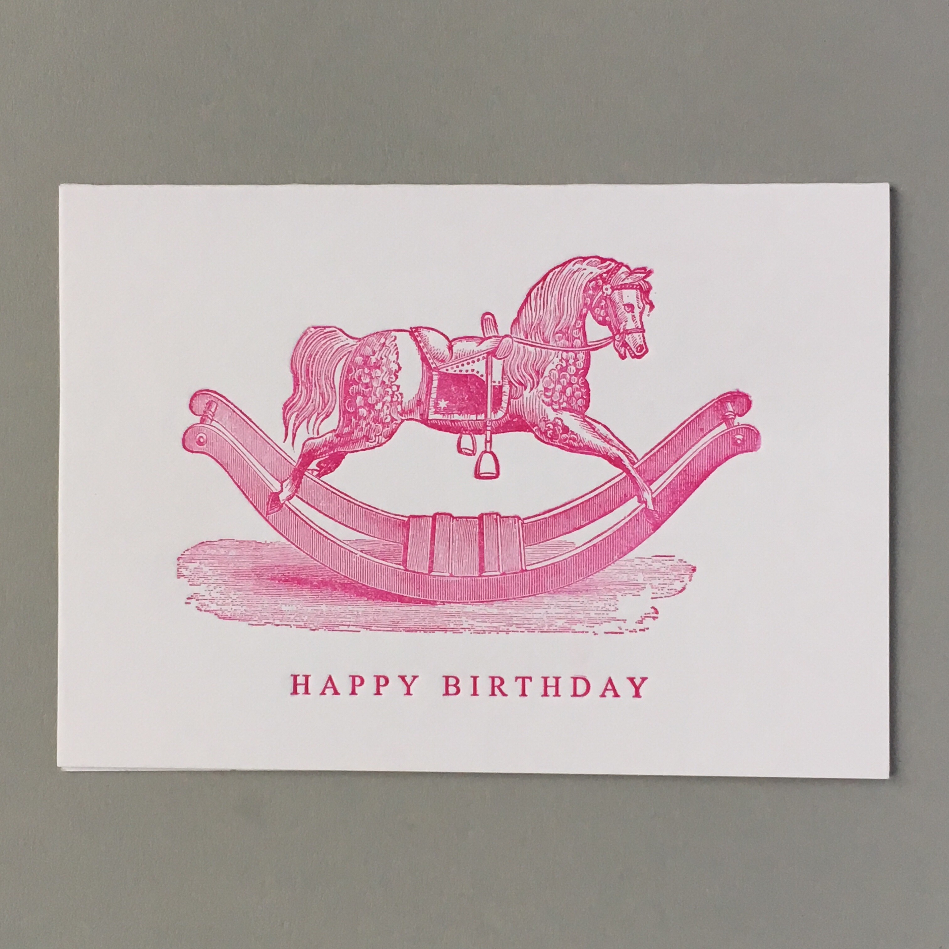 Rocking Horse. Happy Birthday